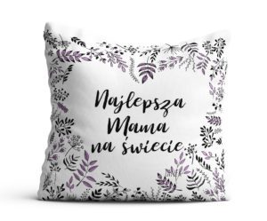 poduszka z nadrukiem dla mamy prezent