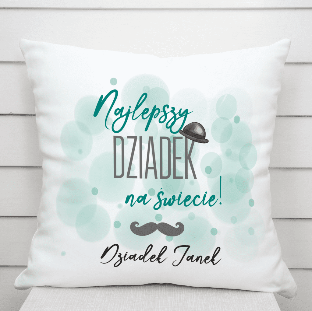 Prezent dla dziadka poduszka dzień dziadka