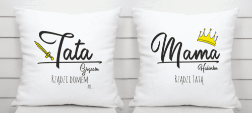 Poduszki dla rodziców mamy i taty