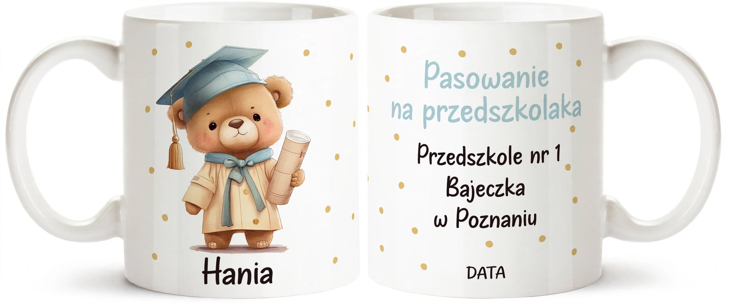 Pasowanie na przedszkolaka - kubek , upominek , kubek z imieniem