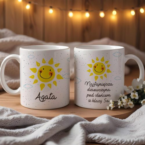 Personalizowany kubek na Dzień Kobiet! Idealny prezent dla dziewczynek w klasie lub przedszkolu. Kubek z imieniem.