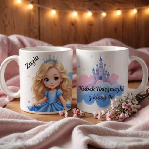 Personalizowany kubek na Dzień Kobiet! Idealny prezent dla dziewczynek w klasie lub przedszkolu. Kubek z imieniem.